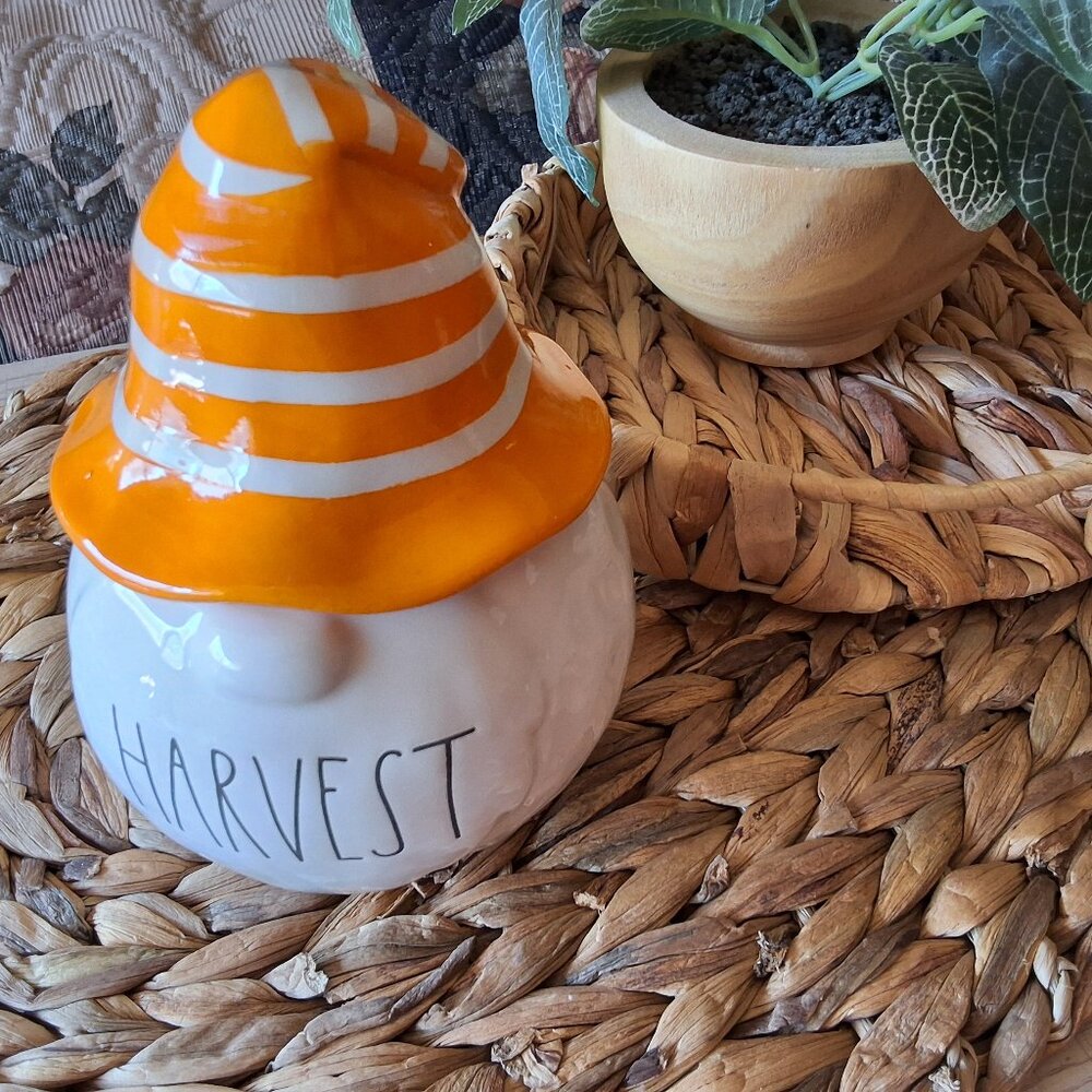 NWT RAE DUNN Harvest Gnome Figural Candle